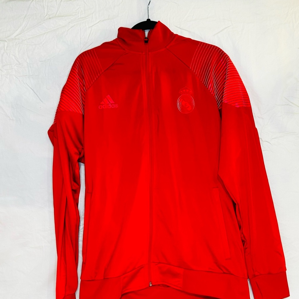 Men’s Adidas XL Zip-Up Red